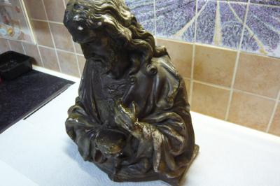 statue en plâtre de Jésus